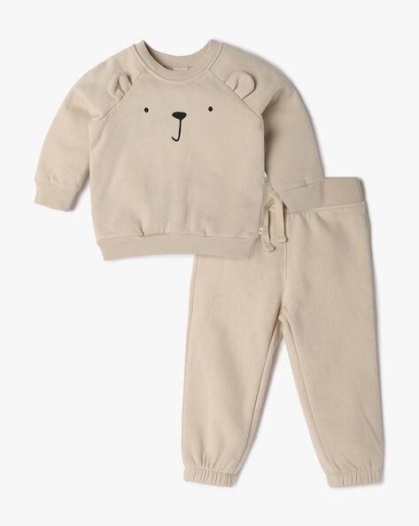 Printed Sweatshirt & Pants Set