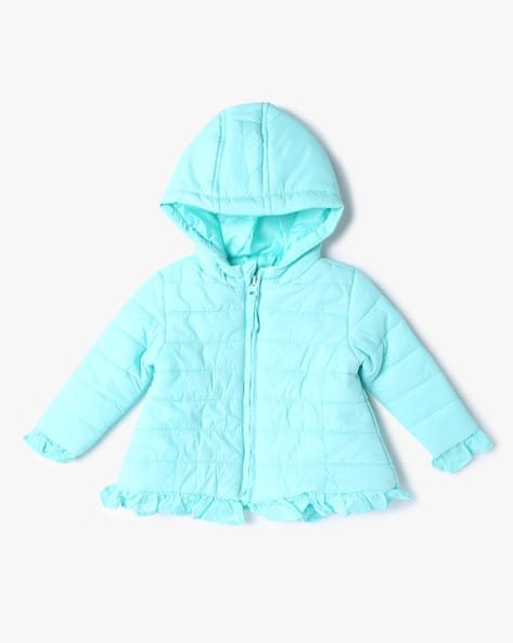 Zip-Front Quilted Hoodie