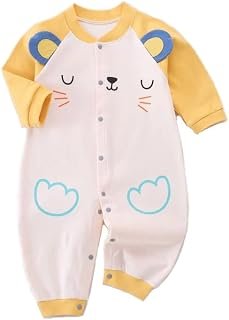 Bold N Elegant Corduroy Winter Fleece Bonded Full Sleeve Footless Baby Romper Onesie Front Button Bodysuit Jumper for Newb...