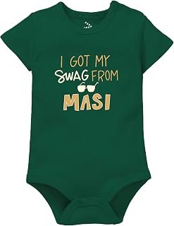Sponsored Ad - Zeezeezoo Swag from Maasi Forest Green Baby Onesie | Bodysuit |Romper