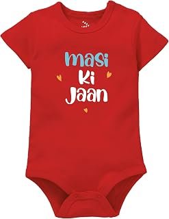 Sponsored Ad - Zeezeezoo Maasi Quotes Printed Baby Onesies | Bodysuits | Rompers | Masi Caption Printed for Newborns | 10...