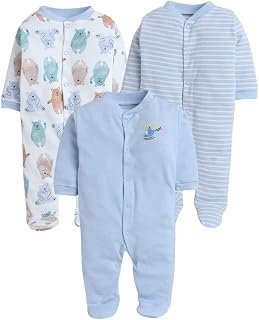 Pooja Baby 100% Cotton Rompers/Sleepsuits/Jumpsuit/Night Suits for Baby Boys & Girls, Infants, New Borns