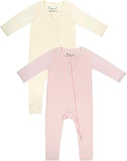 Sponsored Ad - Jimonda Pajamas,Unisex Baby One-Piece Footless,2-Way Zip closure