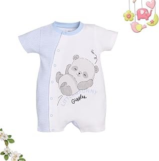 Baby Half Sleeve Cotton Round Neck Baby Boys Romper