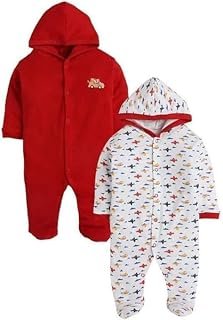 Hooded Rompers/Sleepsuits/Jumpsuit/Night Suits for Baby Boys & Girls, Infants, New Borns