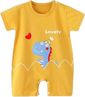 Bold N Elegant Bow Tie Cute Print Newborn Baby Party Rompers Jumpsuit Baby Onesie Bodysuit for Infant Toddler Boy Girl Lit...