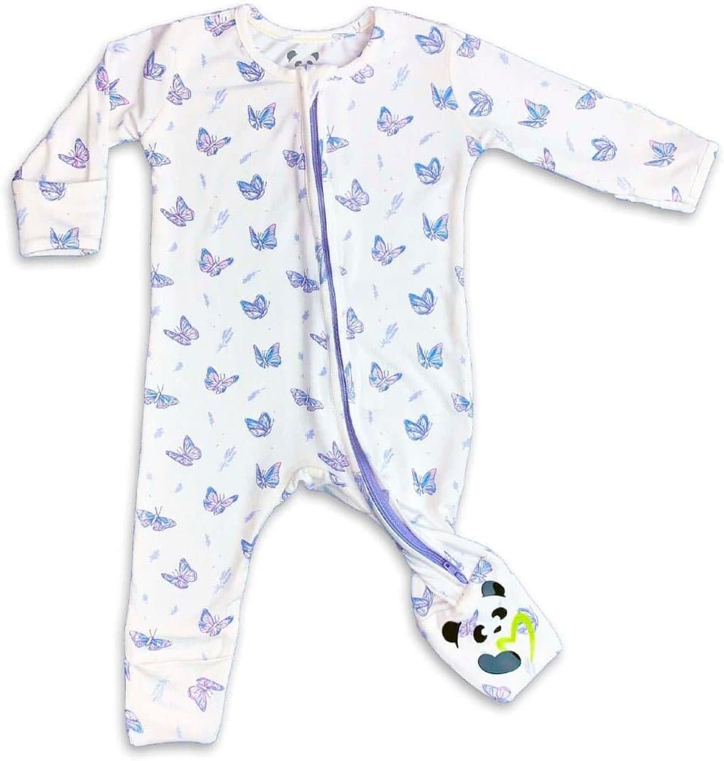 Bellabu Bear Convertible Footies for Baby Boys & Girls, Matching Family Pajamas, Rayon from Bamboo