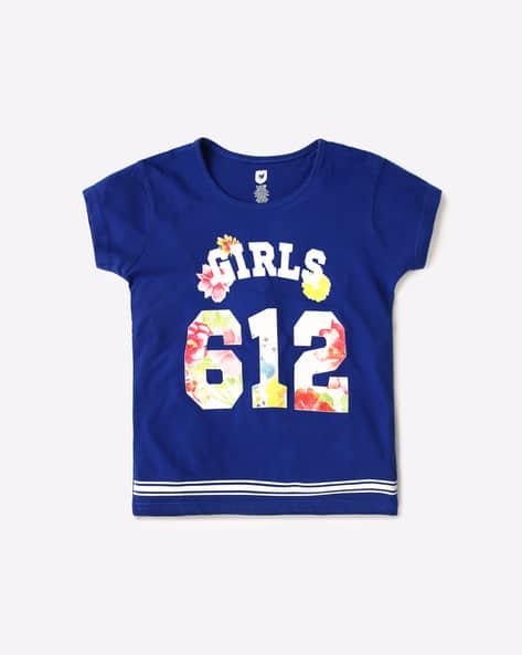 612 League Typographic Print Round-Neck Top