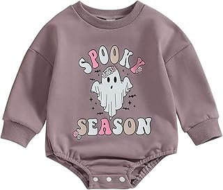 FOCUSNORM Easter Newborn Baby Girl Clothes Fuzzy Bunny Embroidery Romper Sweatshirt Bubble Jumpsuit Toddler Baby Girl Outfit