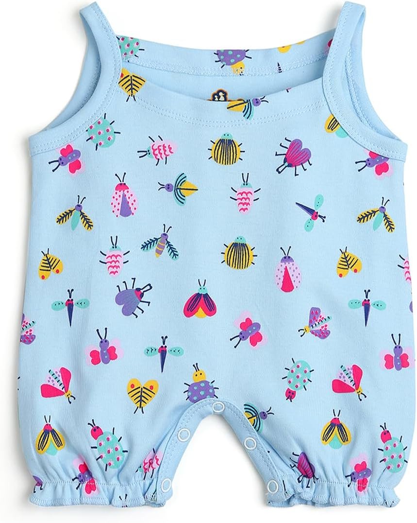 Greendigo Organic Cotton White Printed Full sleeve Onesie/Bodysuit/Rompers for babies