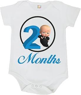 Sponsored Ad - TEE POP 2 Months birthday special baby romper/onesie Boss Baby