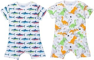 THE PRINT PLATTER Yellow Unisex Half Sleeve Baby Romper With Print | Holi Hai Yellow Romper 100% Organic Cotton Baby Rompe...