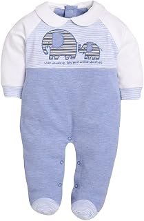 BABY GO 100% Pure Cotton Full Sleeves Rompers/Bodysuit/Sleepsuit for Baby Boys