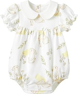 pureborn Baby Girls Boys Bodysuit Super Soft Cotton Romper 0-24 Months