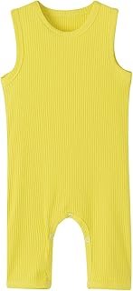 Enfants Ch√©ris Toddler Romper Sleeveless Baby Boy Girl Ribbed One Piece Outfits 6M-3 Years