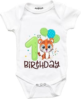 Jimmy Jammy 100% Pure Organic Cotton Bodysuits Jumpsuit Sleepsuit One size Romper for Baby Boy and Baby Girl | Pack of 2 R...