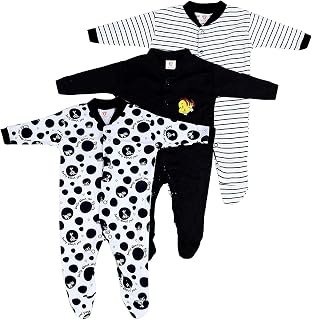 Baby Cry Baby Castle 100% Hosiery Cotton Infants Rompers/Jumpsuit Sleepsuit Full Sleeve Romper for Boys and Girls Set of 3