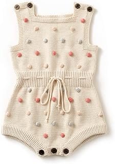 Simplee kids Baby Girl Kint Romper Fall Sleeveless Pompoms Rompers Newborn Little Girl Overall Jumpsuit Outfits