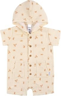 Sponsored Ad - Gerber Baby Boys Hooded Cotton RomperRomper