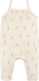 Gerber Baby Girls Sleeveless Cotton Long-Leg Romper Jumpsuit