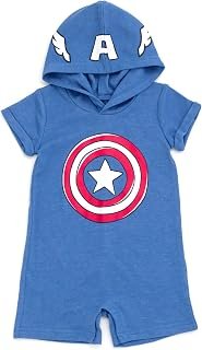 Marvel Avengers Spider-Man Captain America Hulk Miles Morales Cosplay Romper Newborn to Toddler