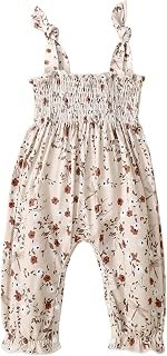 Summer One Piece Outfits Infant Baby Girl Romper Jumpsuit Sleeveless Ruffle Halter Floral Bodysuit Clothes