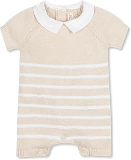 Hope & Henry Organic Cotton Sweater Romper with Button Front
