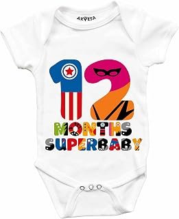 Sponsored Ad - BAMBINO WEST 100% Organic Cotton Newborn Baby Boy Sleepsuit/Jumpsuit/Night Suits/Bodysuits (White)