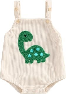 Tsnbre Newborn Baby Boy Girl Summer Outfits Corduroy Romper Farm Chicken Baby Overalls 0 3 6 9 12 Months Infant Clothes