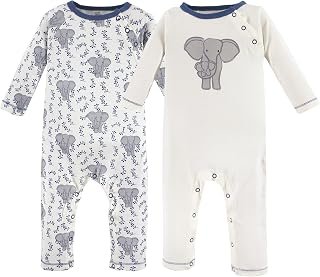 Touched by Nature Baby Boys' Organic Cotton Coveralls