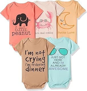 T2F Unisex Baby Rompers Bodysuits