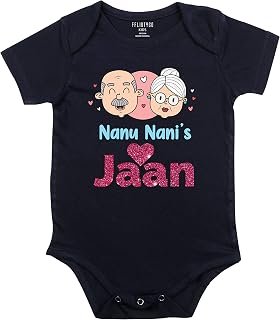 Fflirtygo Nana Nani Love Romper Baby Wear 100% Hosiery Cotton Infants Onesies/Rompers Half Sleeves/Body Suit/Sleepsuit/Kid...