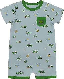 John Deere Baby Boys Tractor Romper
