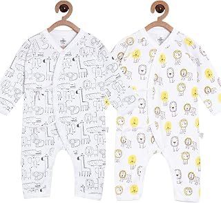 Sponsored Ad - The Mom Store Infant/Baby Jhabla Rompers Combo of 2 | Jabla Style | 100% Cotton | For Baby Girls and Baby B...