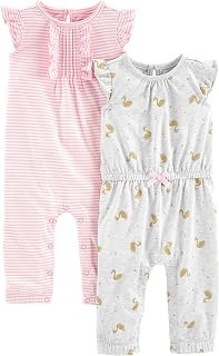 Simple Joys by Carter's baby-girls 2-pack Fashion Jumpsuits