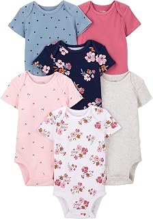 Sponsored Ad - Simple Joys by Carter's baby-girls 6-pack Short-sleeve Bodysuit