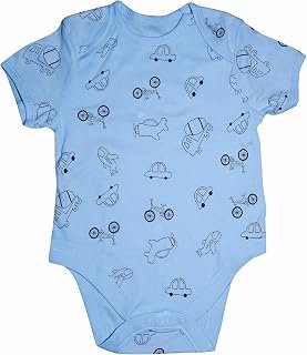 Tiny Feet Collections - Baby Rompers Blue cars unisex for Infants and Newborn Boys&Girls Premium Single piece