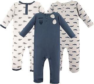 Hudson Baby baby-girls Cotton Coveralls