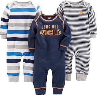Simple Joys by Carter's baby-boys 3-pack Jumpsuits