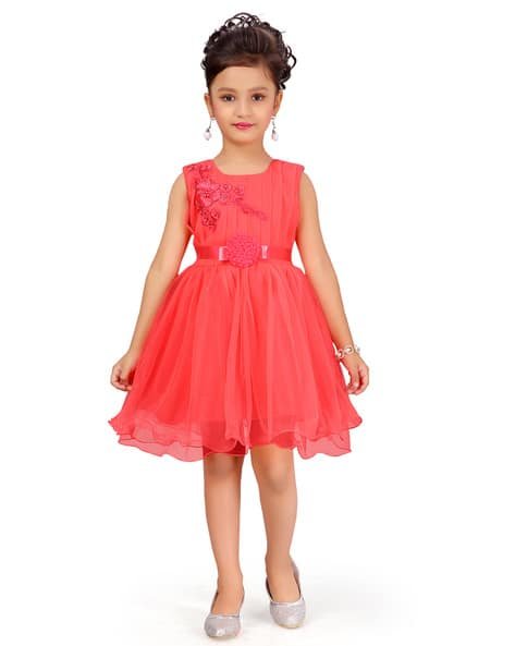 AARIKA GIRLS ETHNIC Embellished Flared Dress