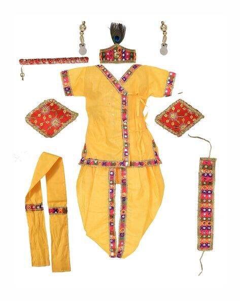 AHHAAAA Embellished Kurta Dhoti Set