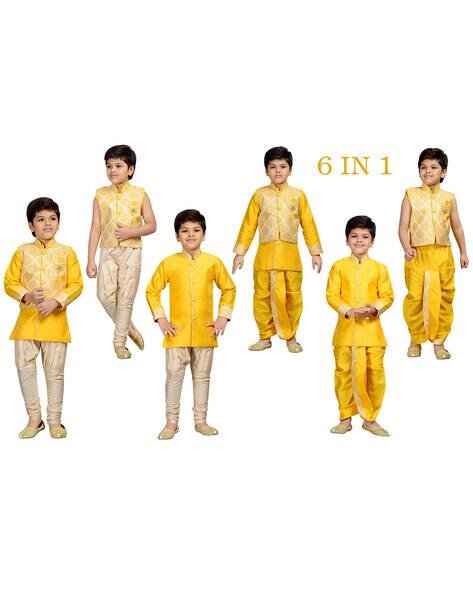 AJ DEZINES Solid Kurta Pyjama Set