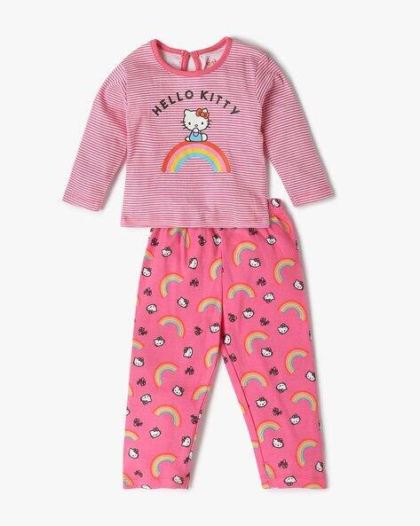 ANTIX Printed Regular Fit Top & Pant Set