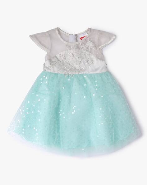 ANTIX Embroidered Fit & Flare Dress