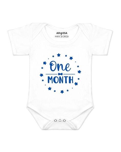 ARVESA Baby Typographic Rompers