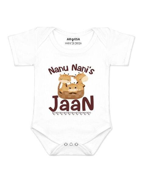 ARVESA Infant Typographic Onesie