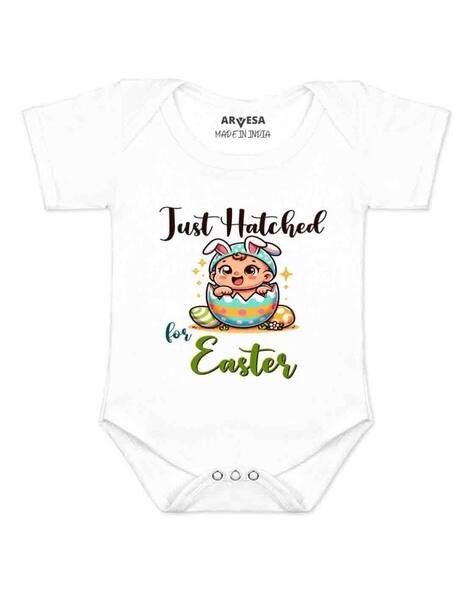 ARVESA Infants Typographic Print Onesie