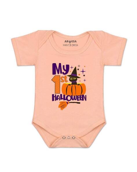 ARVESA Graphic Print Round-Neck Onesies