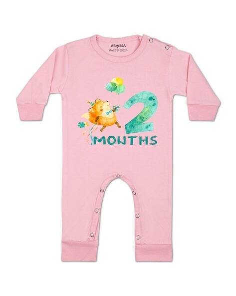 ARVESA Boy Typographic Rompers
