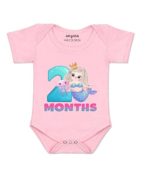 ARVESA Infant Typographic Rompers
